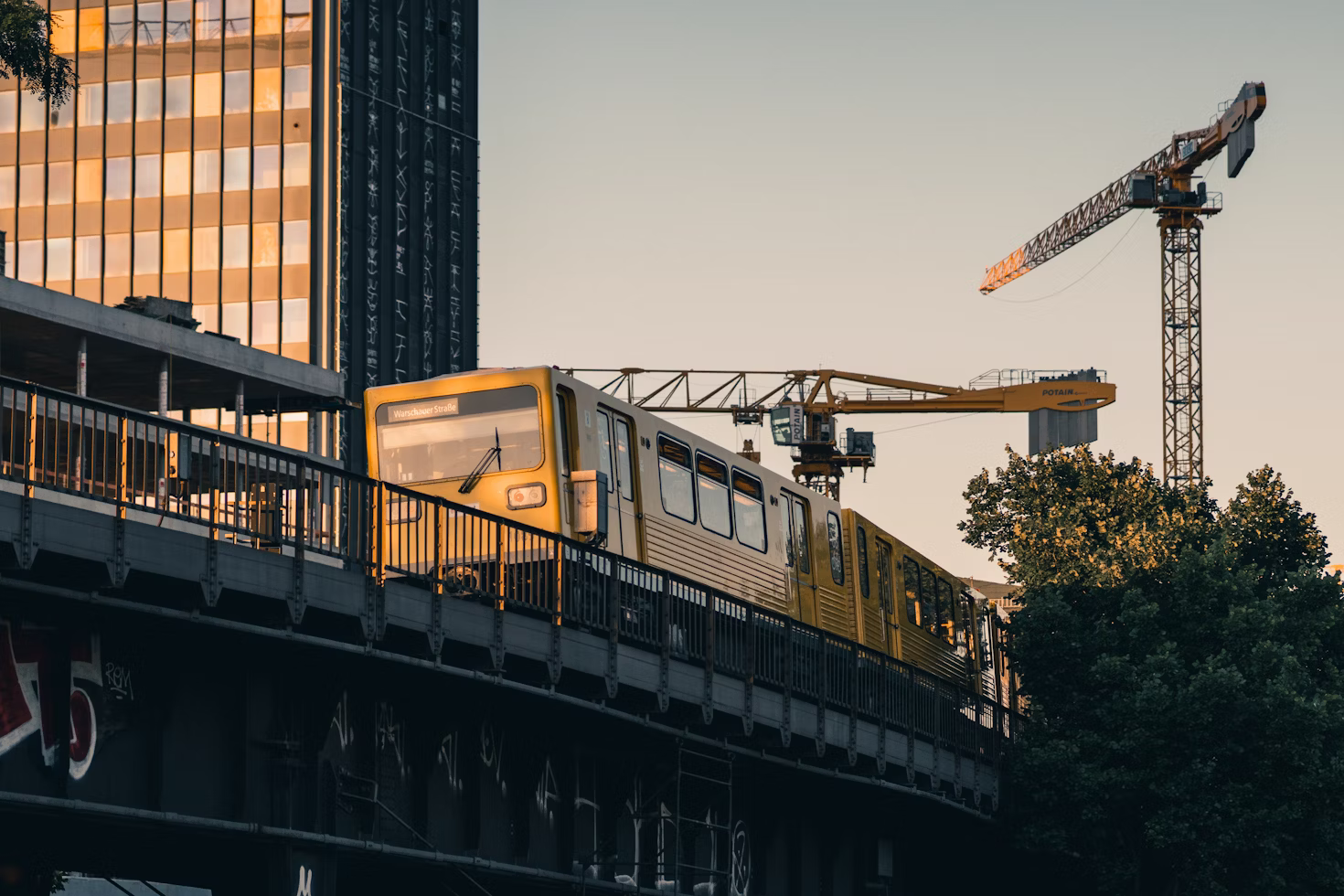 Baustellenarbeiten in Berlin